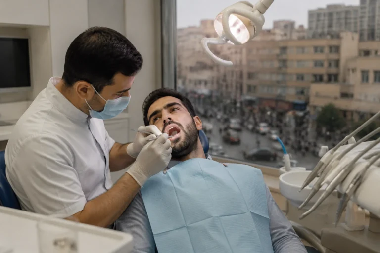 پر کردن دندان در میدان شوش تهران